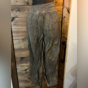 Womens Brown cotton Pants